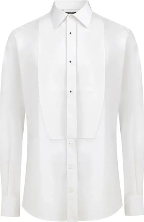 White Cotton Dress Shirt