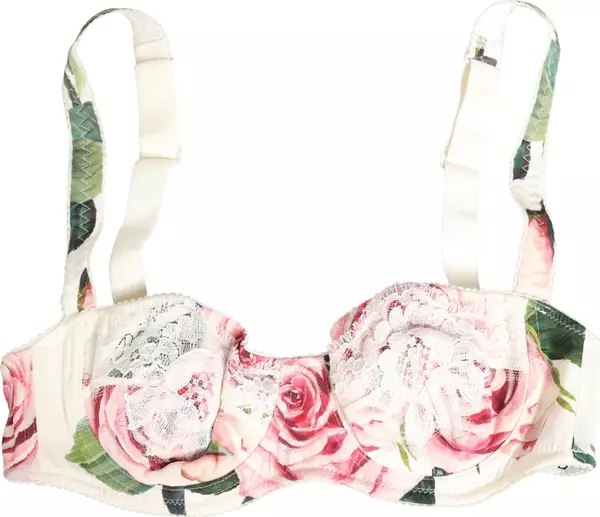 Multicolor Floral Semi-Pad Underwire Underwear