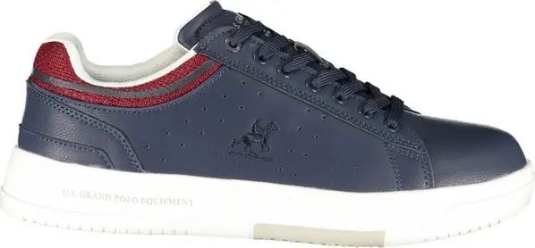 Blue Polyurethane Men's Sneaker