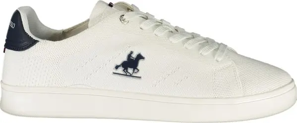 Bianco Poliestere Uomo Sneaker