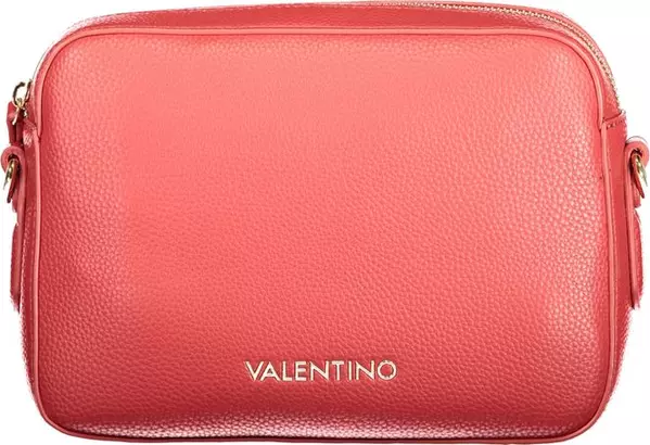 Red Polyurethane Women's Bag