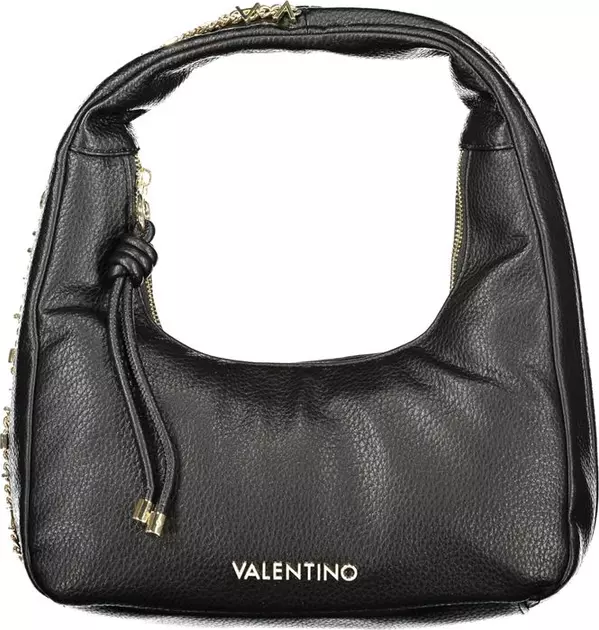 Black Polyurethane Women's Bag