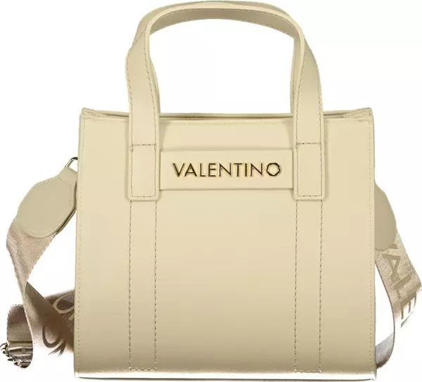Beige Polyester Women's Bag