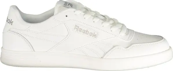 White Polyurethane Men Sneaker