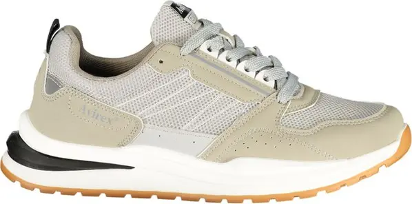 Gray Polyester Men's Sneaker