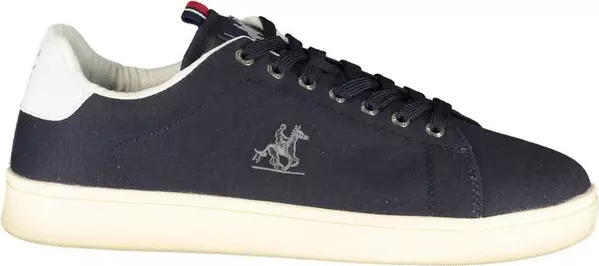 Blue Polyurethane Men's Sneaker