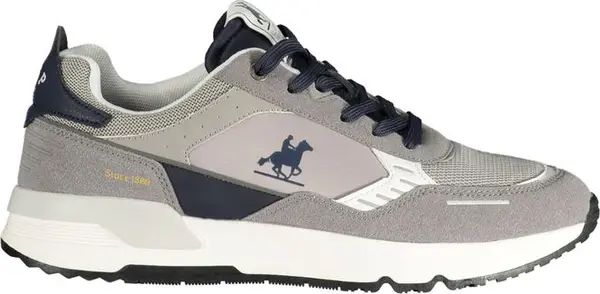 Grigio Polyurethane Uomo Sneaker