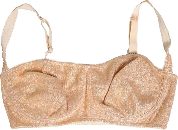 Beige Semi-Pad Underwire Balconette Bra Underwear