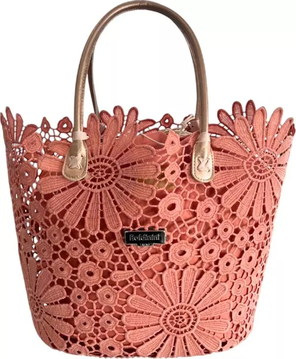 Pink PU Women Handbag