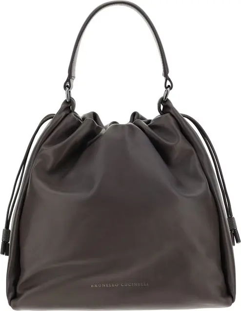 Brown Calf Leather Bos Taurus Shoulder Bag