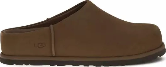 Brown Calf Leather Bos Taurus Clogs