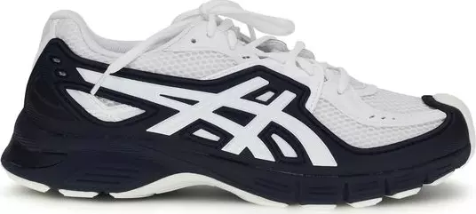 Black Polyester Athletic Sneakers