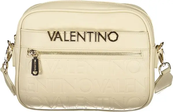 Beige Polyurethane Women's Bag
