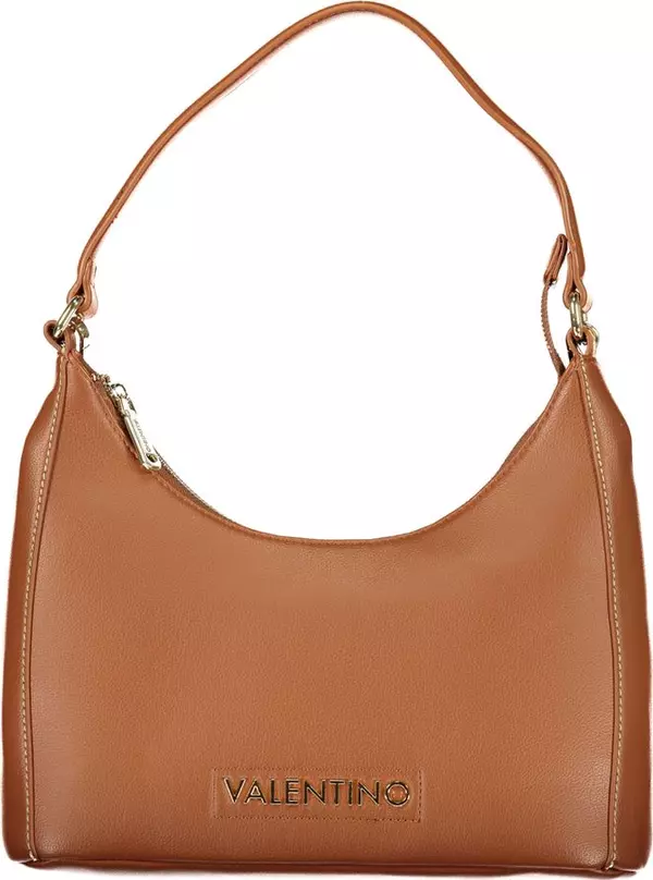 Brown Polyurethane Women's Bag