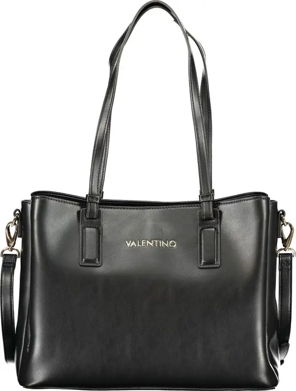 Nero Polyurethane Women's Bag with Recycled Features