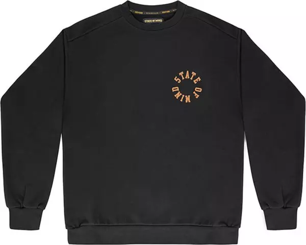 Black Cotton Sweatshirt