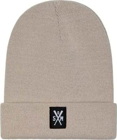 Beige Marabou Beanie