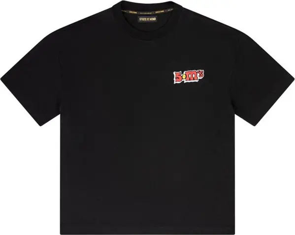 Black Cotton T-Shirt