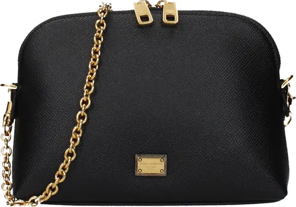 Black Leather Shoulder Bag