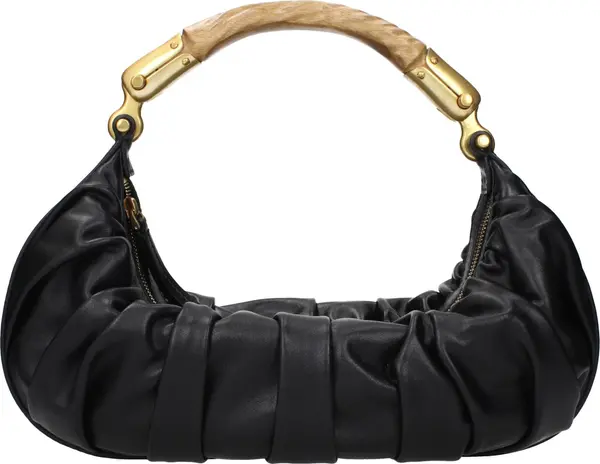 Black Leather Handbag