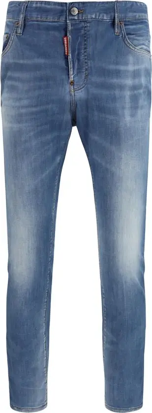 Blue Cotton Jeans Denim