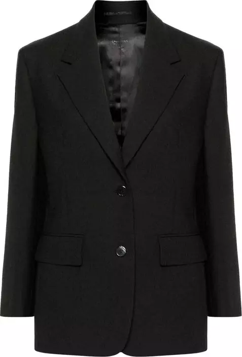 Black Virgin Wool Blazer