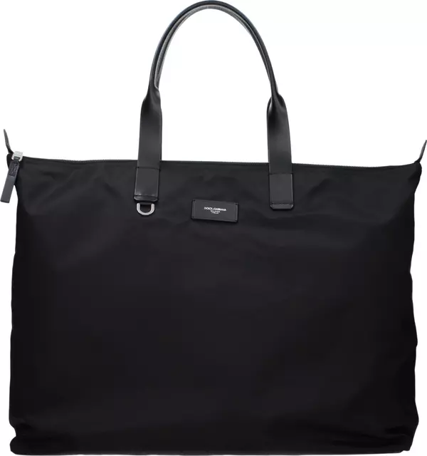 Black Nylon Shoulder Bag