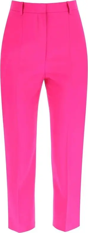 Multicolor Wool Cropped Pants