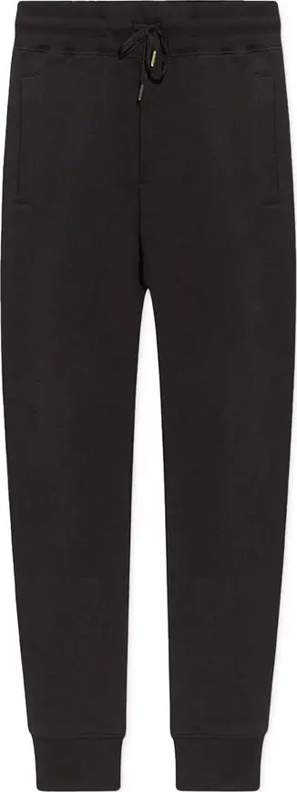 Black Cotton Joggers (Workout Pants)