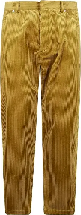 Bicolor Cotton Casual Pants