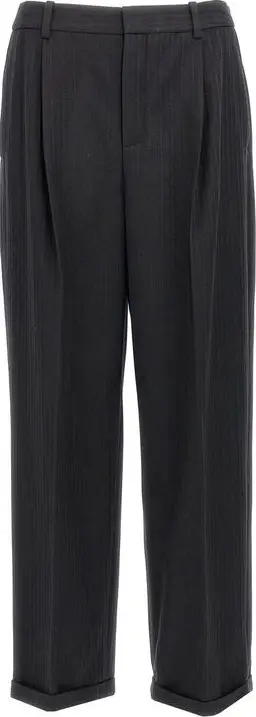 Black Cashmere Casual Pants