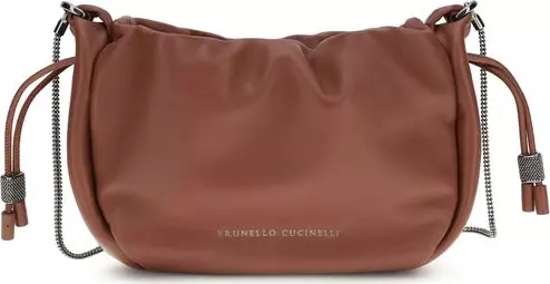 Brown Calf Leather Bos Taurus Shoulder Bag