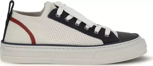 Multicolor Cotton Low Top Sneakers