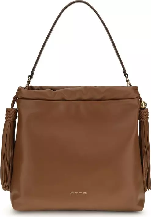 Brown Lamb Ovis Aries Aries Shoulder Bag