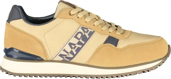 Brown Fabric Men's Sneaker
