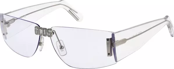 Transparent Plastic Sunglasses