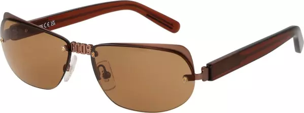 Brown Metal Sunglasses