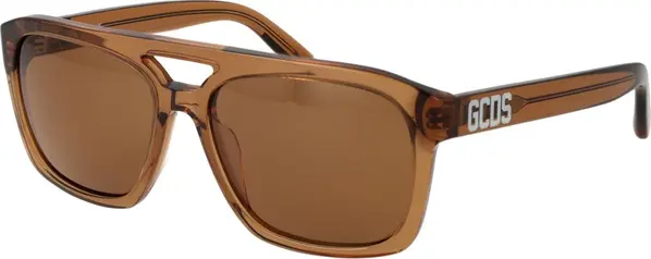 Brown Plastic Sunglasses