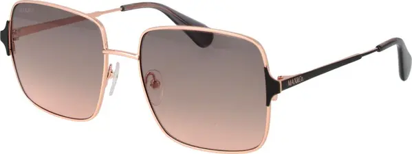 Rose Gold Metal Sunglasses