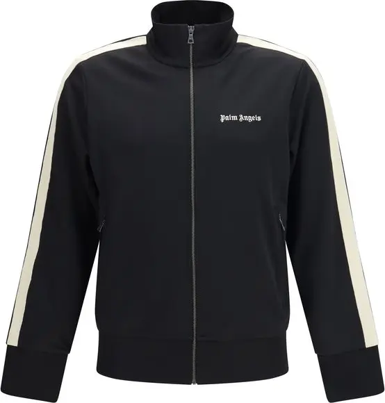 Black Polyester Shell Jacket
