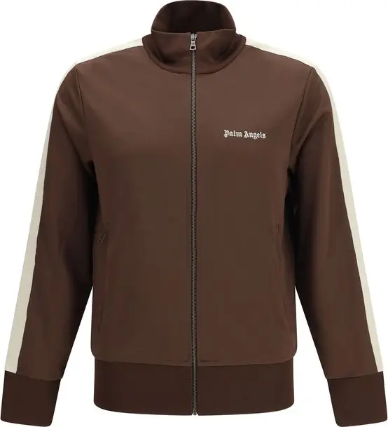 Brown Polyester Shell Jacket