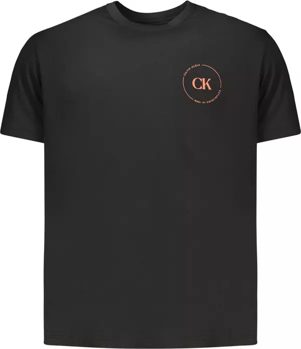 Black Cotton Men's T-Shirt