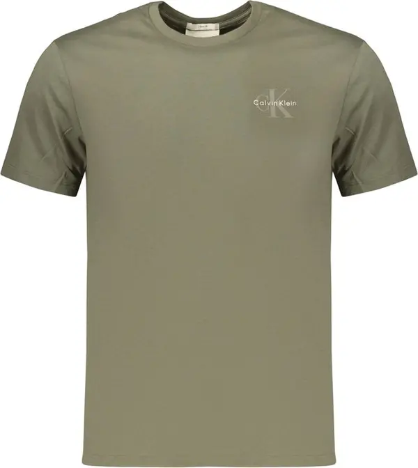 Green Cotton Men's T-Shirt