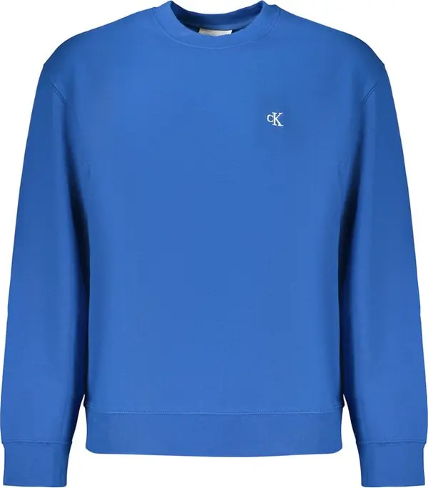 Blue Cotton Men's Sweatshirt