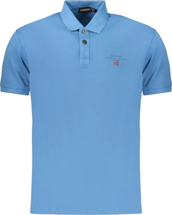 Azzurro Cotton Men Polo