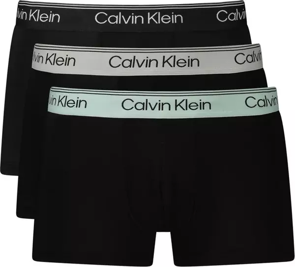 Black Polyester Men's Boxer
