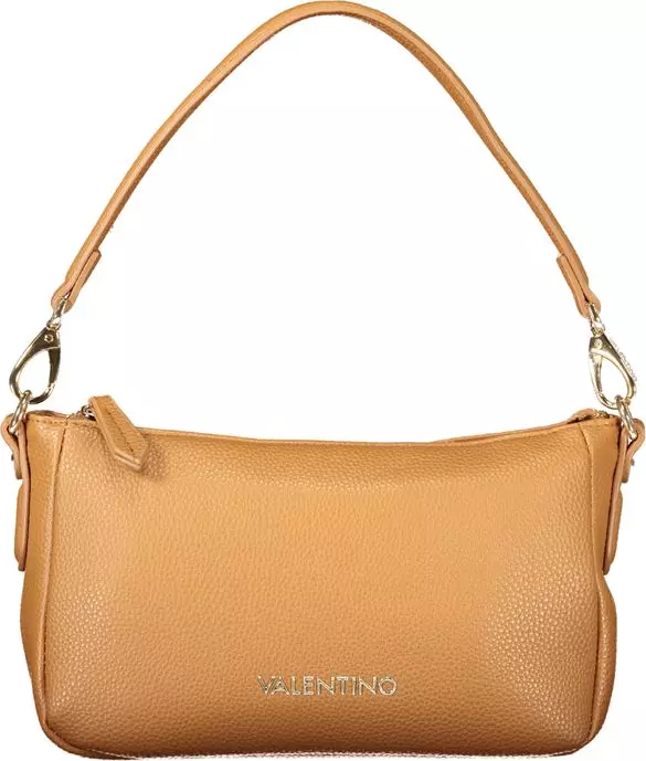 Brown Polyurethane Women's Bag