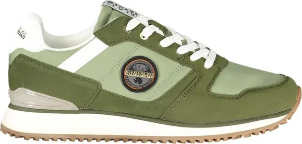 Green Polyurethane Men's Sneaker
