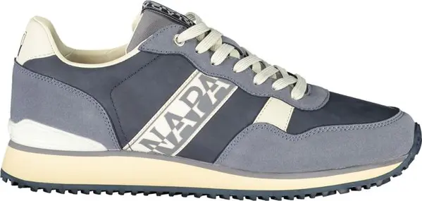 Blue Polyurethane Men's Sneaker