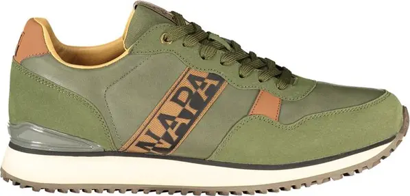 Verde Polyester Mens Sneaker